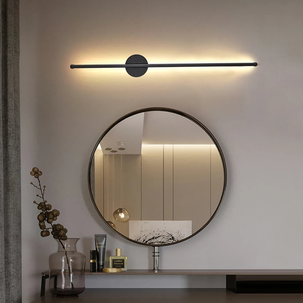 LED Rechargeable Wall Light Installation Free Wall Sconce 1PC 50CM Dimming For Livingroom Sofe Beside Bedroom Wall Decor Lamp MonAspi